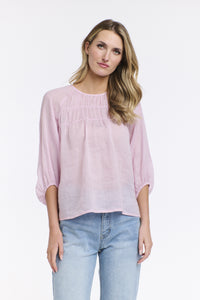 Eden Smock Top Pink Pearl
