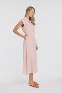 Sloane Sleeveless Dress Pink