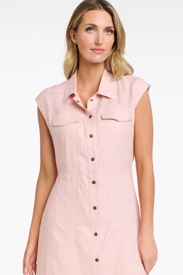 Sloane Sleeveless Dress Pink