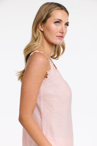 Annelise Lace Cami Dusty Pink