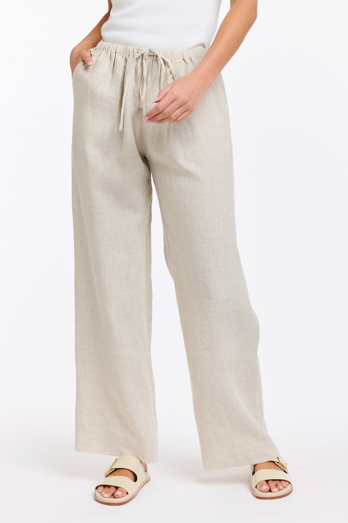 Perry Linen Pant Natural