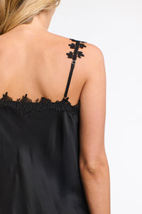 Annelise Lace Cami Black