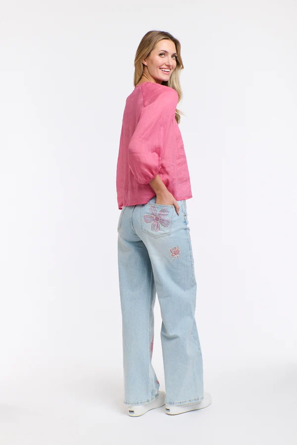 Eden Smock Top Lipstick