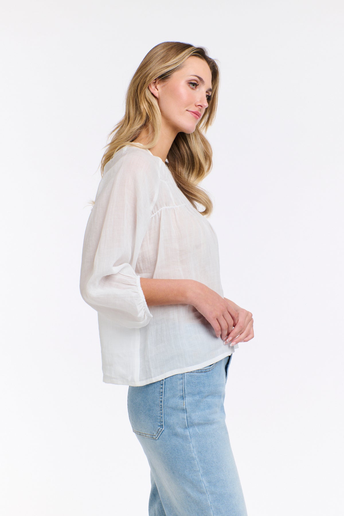 Eden Smock Top White