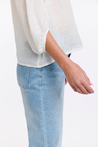 Eden Smock Top White