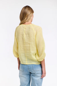 Eden Smock Top Lemon