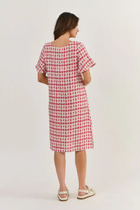 Linen Dress Primula Blot