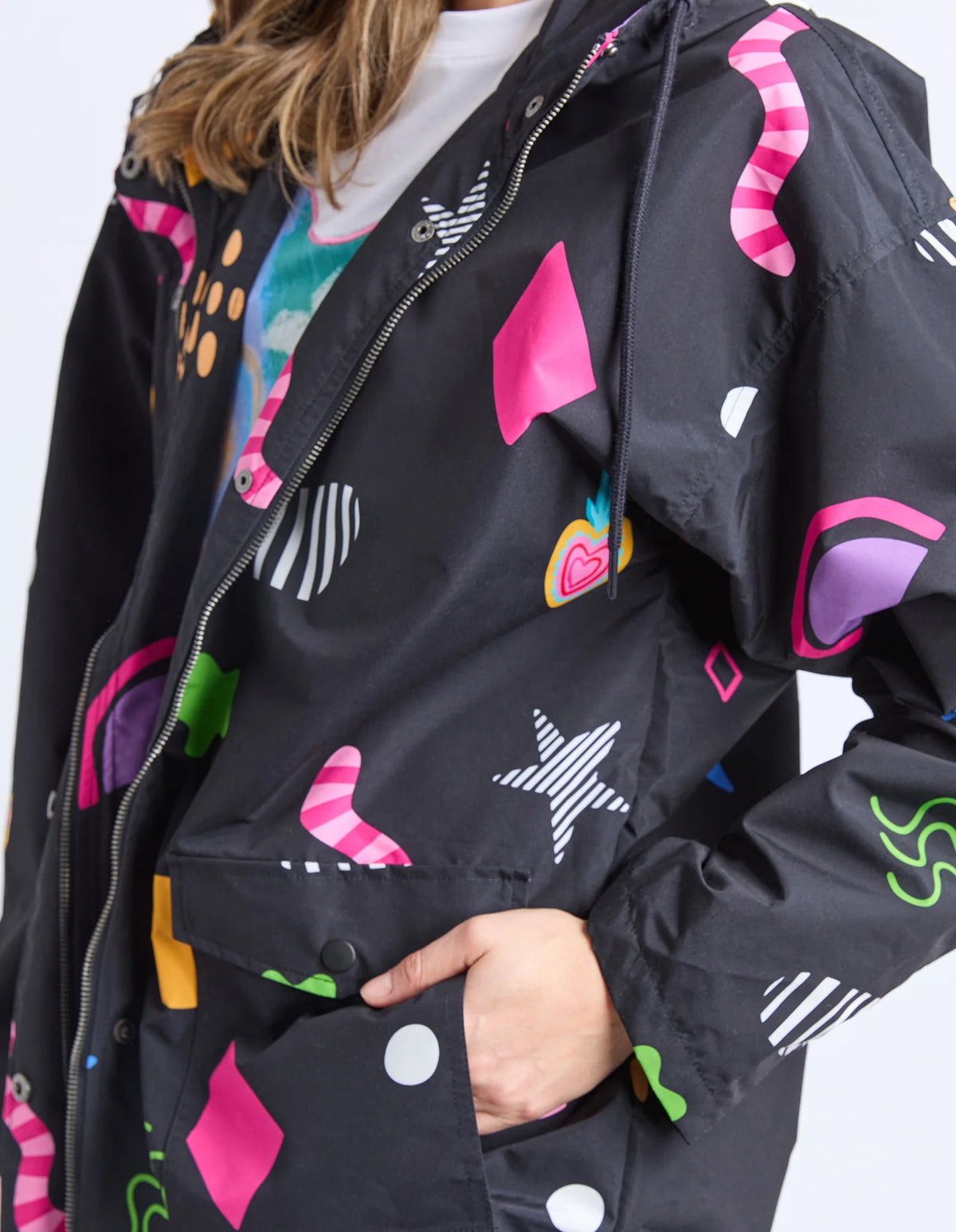 Licorice Galaxy Raincoat