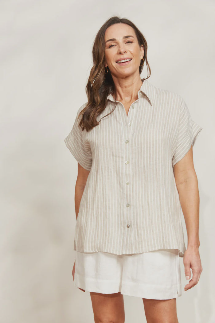 Sojourn Stripe Shirt Dune