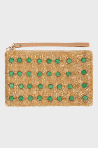 Elysian Pouch Emerald/Gold