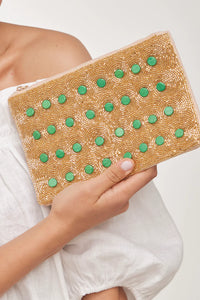 Elysian Pouch Emerald/Gold