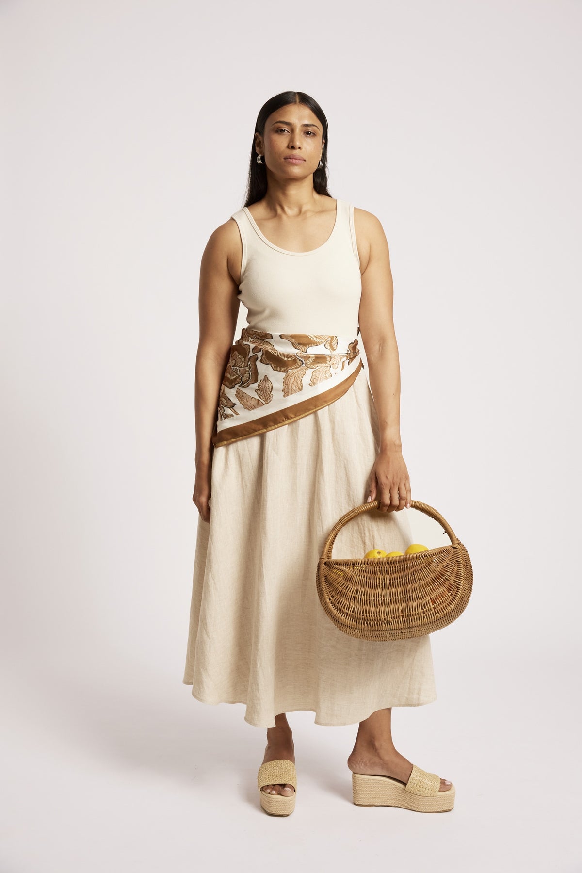 Maris Tank Maxi Dress Tusk