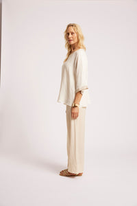 Maris Relaxed Splice Top White Tusk O/S