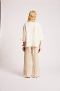 Maris Relaxed Splice Top White Tusk O/S