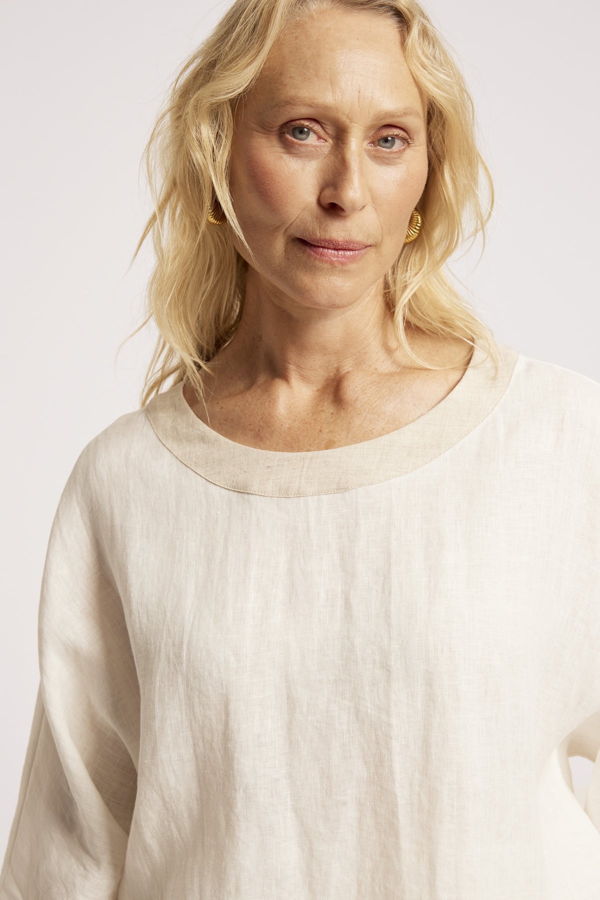 Maris Relaxed Splice Top White Tusk O/S