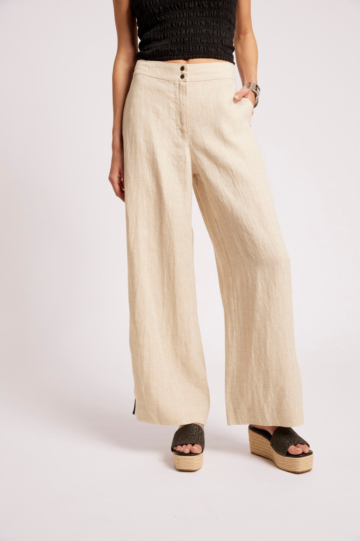 Maris Splice Pant Tusk Black