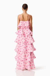 Sola Polkadot Maxi Dress