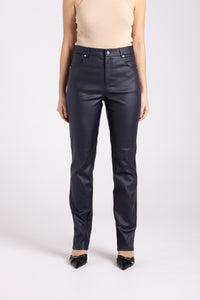Metallic Stretch Jean Navy