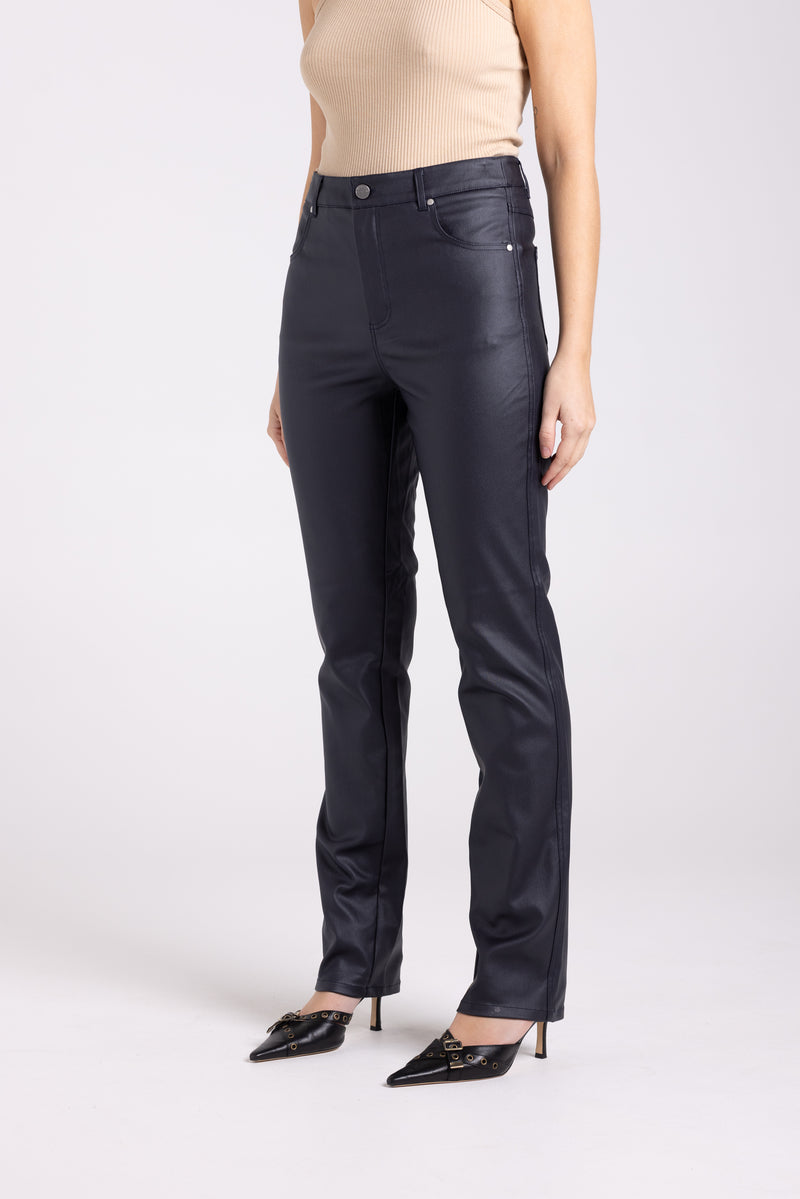 Metallic Stretch Jean Navy