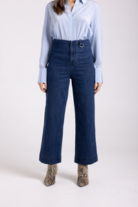 Denim Wide Leg Pant