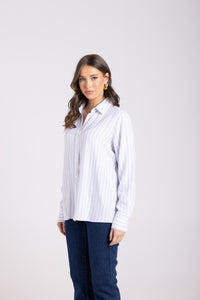 Stripe Shirt Blue White