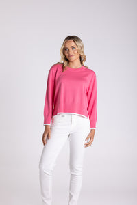 Boxy Knit Flamingo