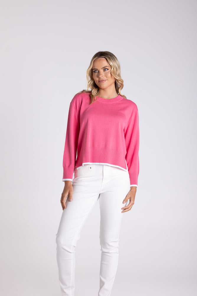 Boxy Knit Flamingo
