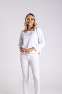 Boxy Knit White