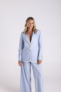 Blue Blazer w Trim