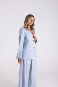 Blue Blazer w Trim