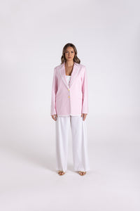 Pink Blazer w Trim