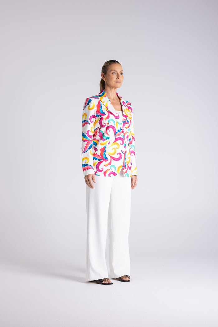Carnival Print Blazer