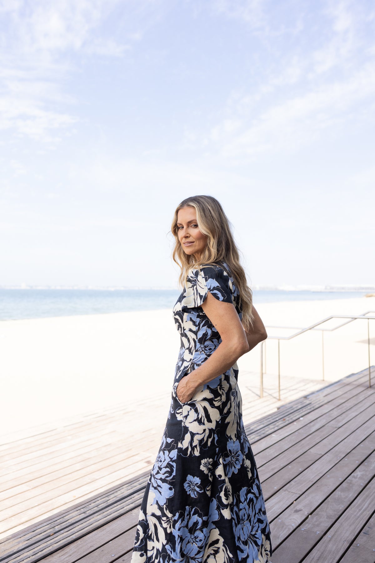 Peonie Print Dress Peony Print