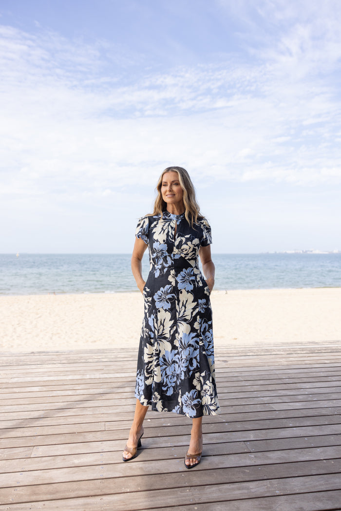 Peonie Print Dress Peony Print