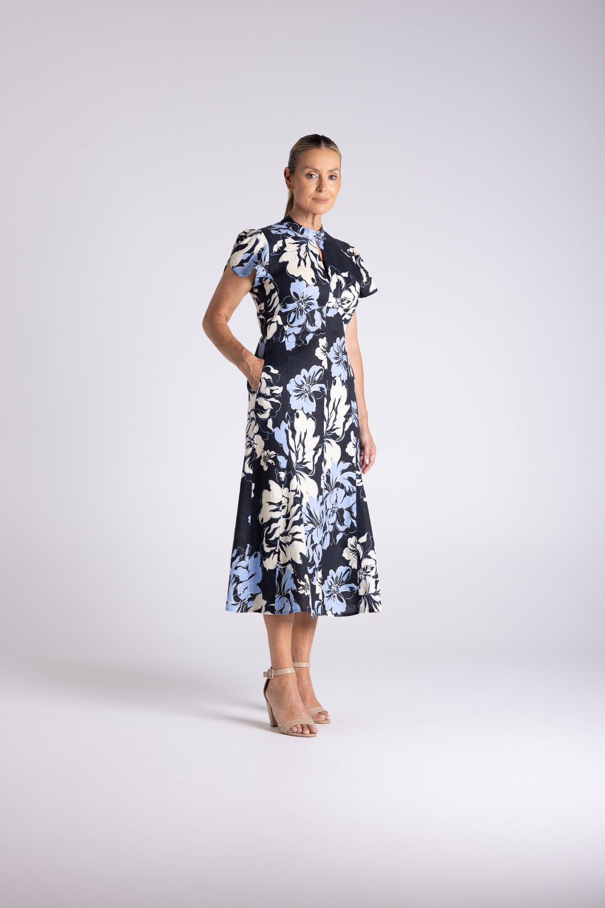 Peonie Print Dress Peony Print