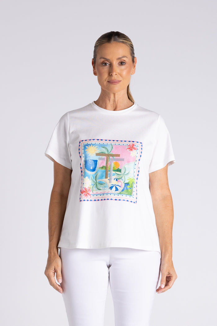 Ibiza Tee White