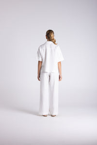 Olivia Short Sleeve Shirt White