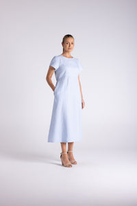 Mary Midi Dress Cornflower