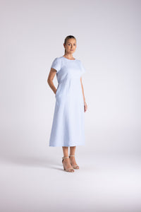 Mary Midi Dress Cornflower