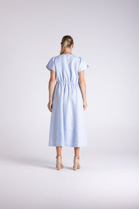 Mary Midi Dress Cornflower