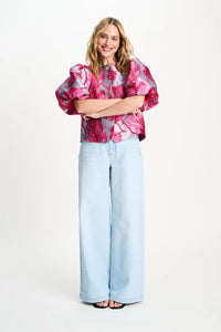 Urban Flora Blue Shirt