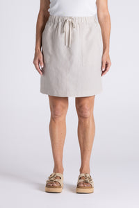 Linen Skirt Straw