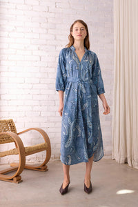 Indi Fleetwood Midi Dress Denim