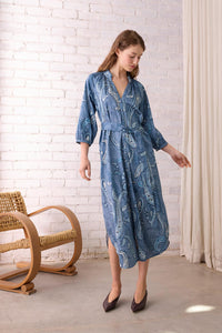 Indi Fleetwood Midi Dress Denim