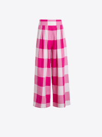 Marian Pink Gingham Pants