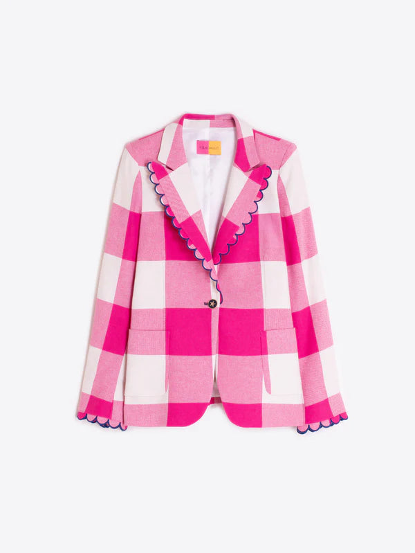 Hilary Pink Gingham Jacket
