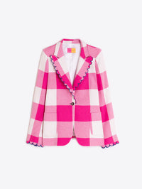 Hilary Pink Gingham Jacket
