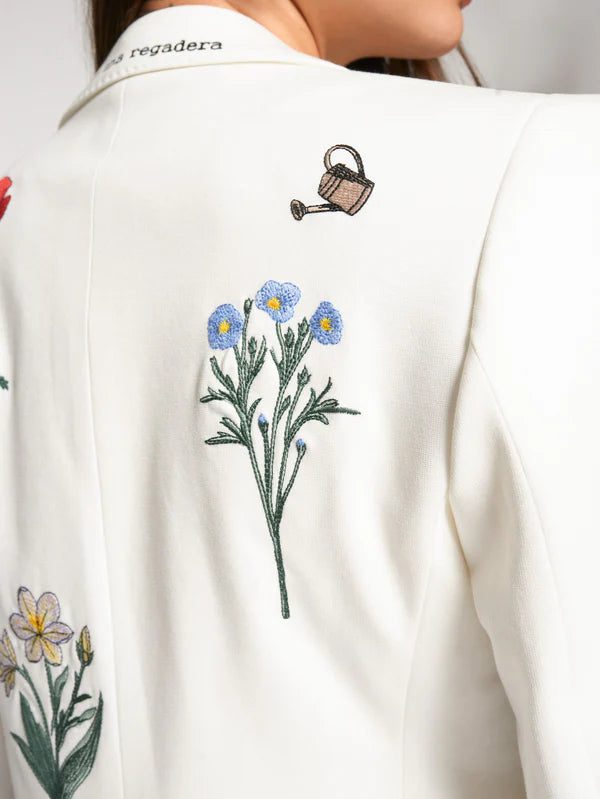 Sophie White Crepe Jacket