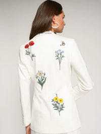 Sophie White Crepe Jacket