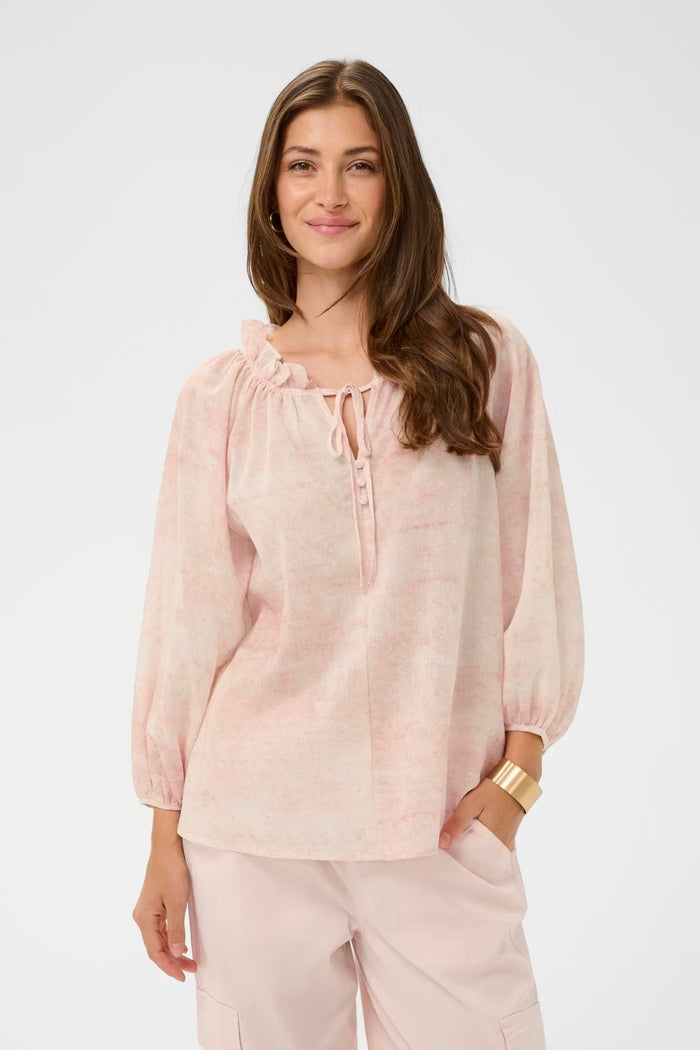 Gitta Blouse Peach Blush